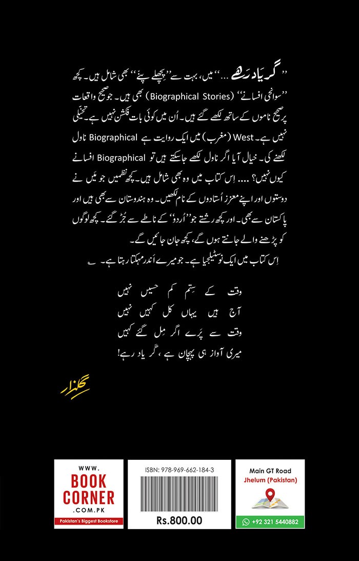 GAR YAAD RAHAY