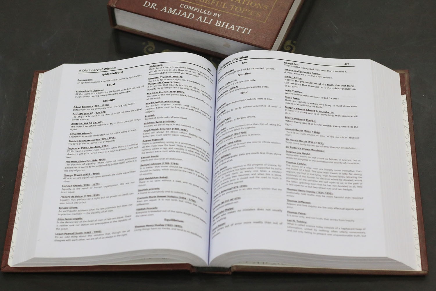 A DICTIONARY OF WISDOM